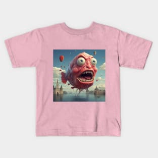 awkward fish Kids T-Shirt